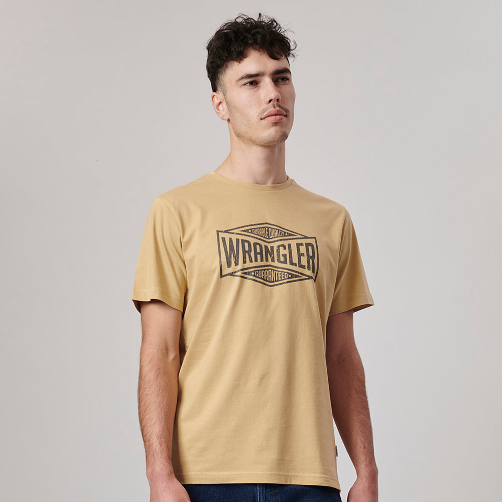 MASSIVE T-SHIRT IN BISTRE