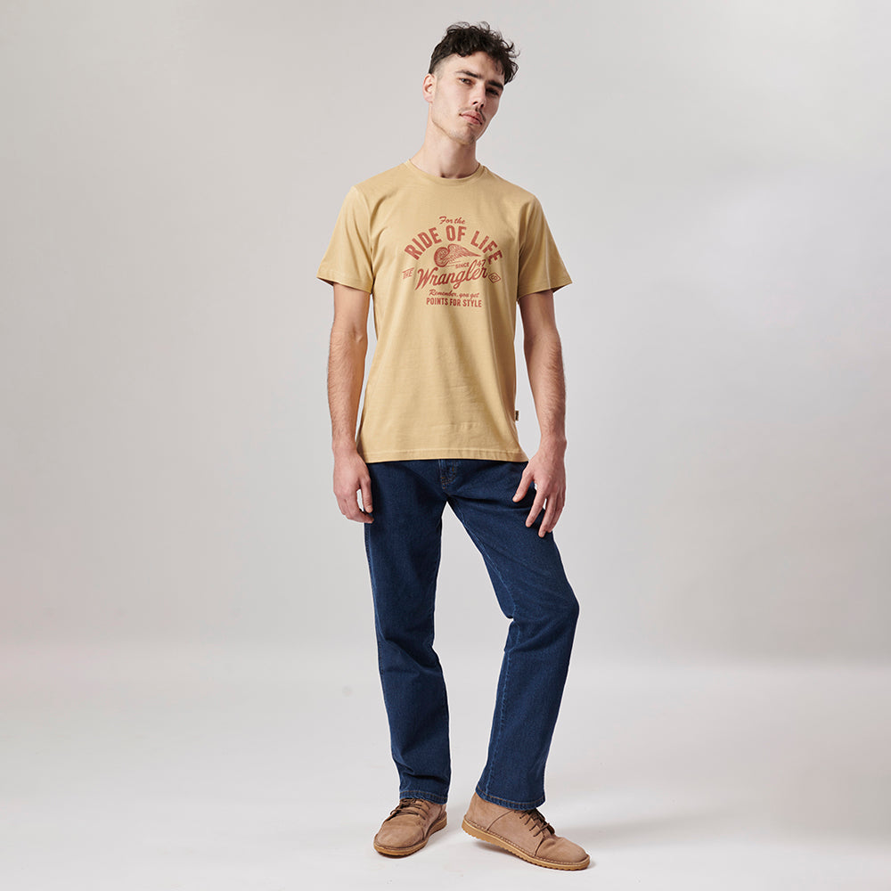 MASSIVE T-SHIRT IN BISTRE