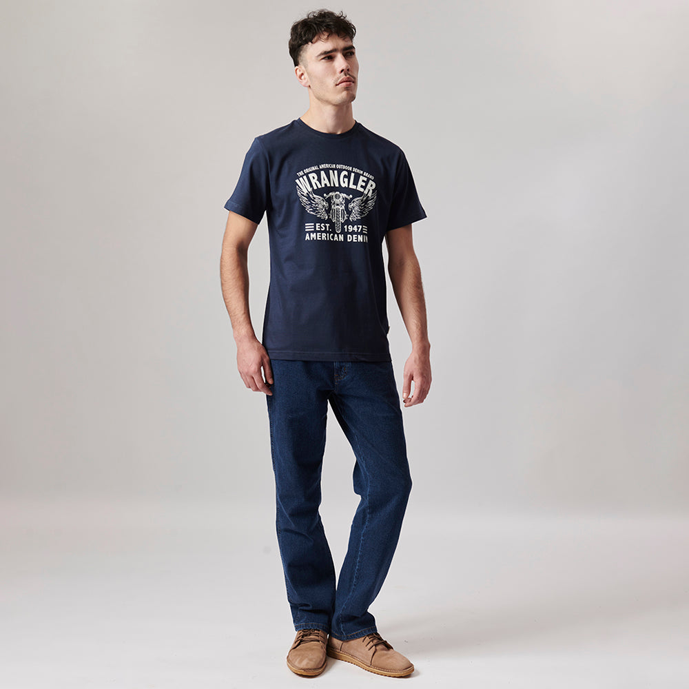 RIDE T-SHIRT IN DARK NAVY