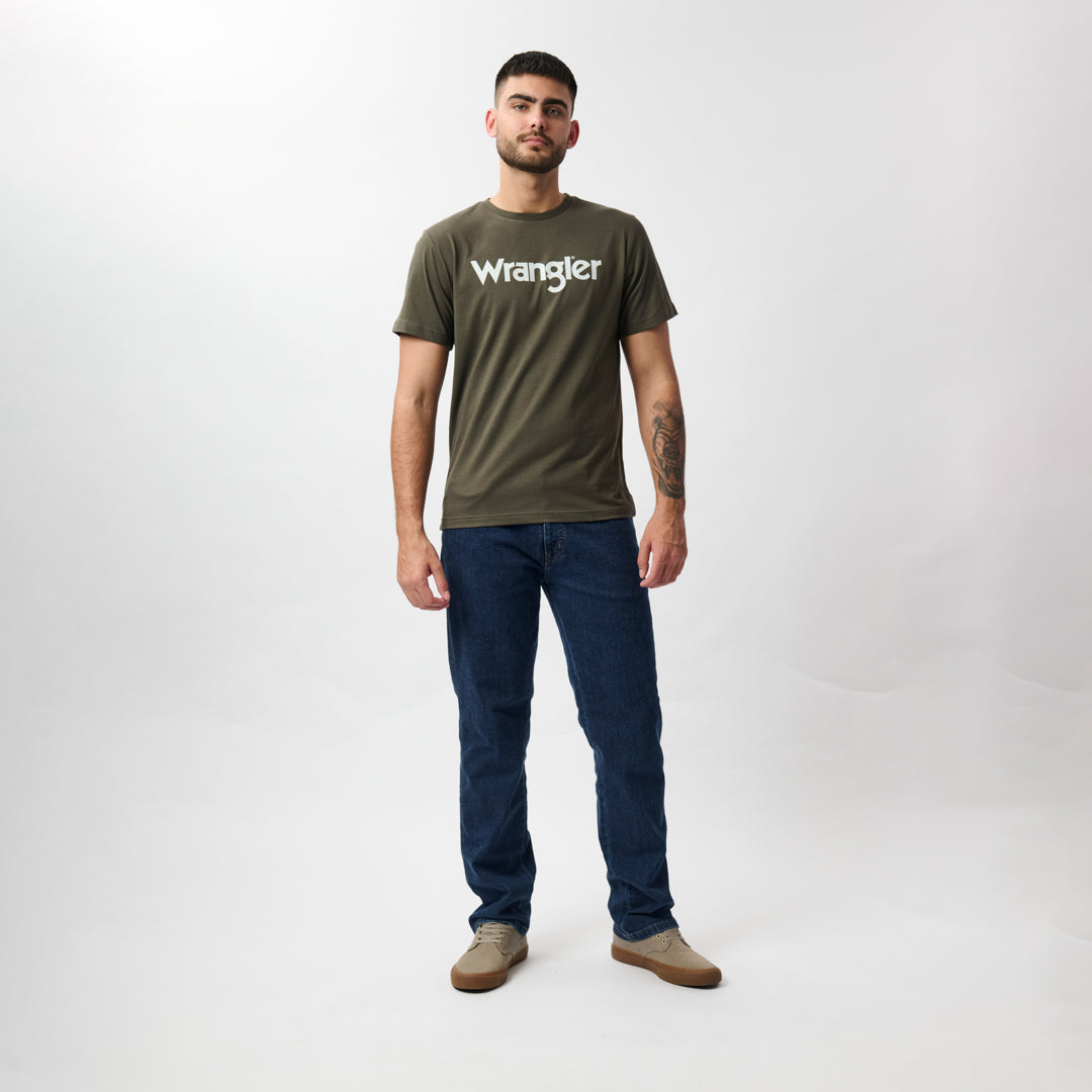 KABEL T-SHIRT IN NEW TAUPE GREEN