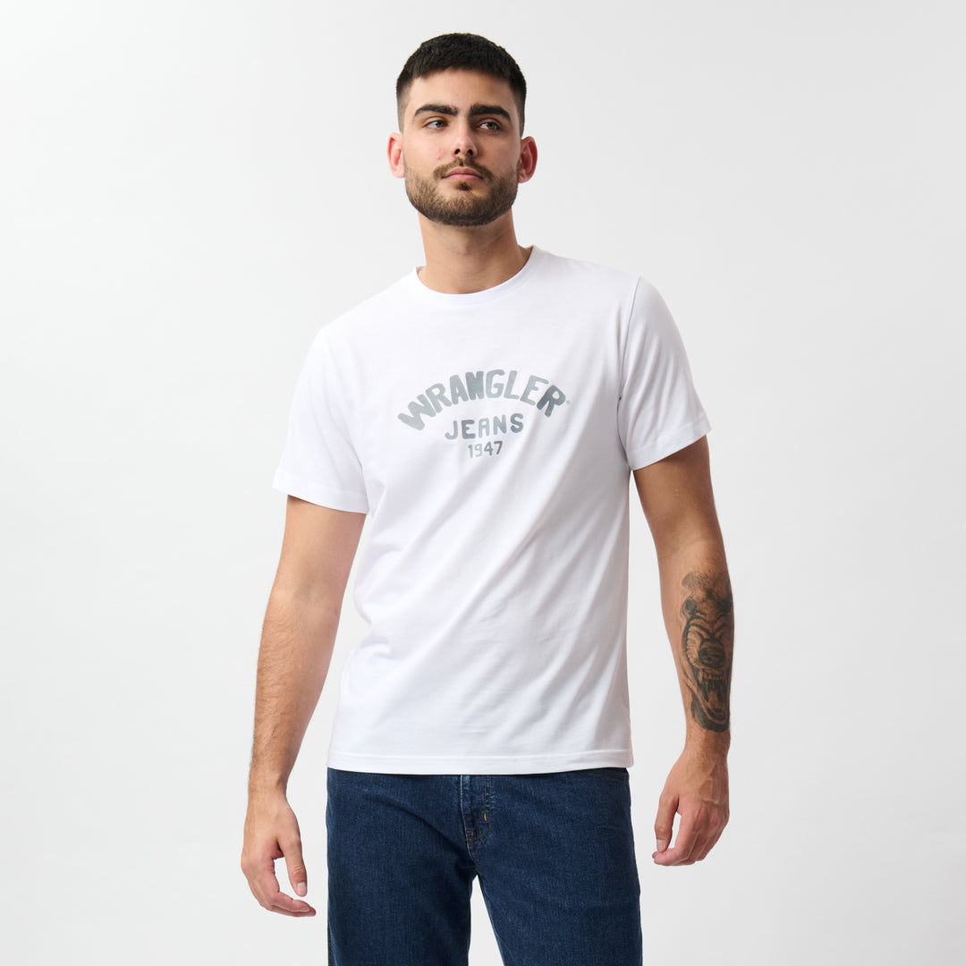 1947 JEANS T-SHIRT IN WHITE