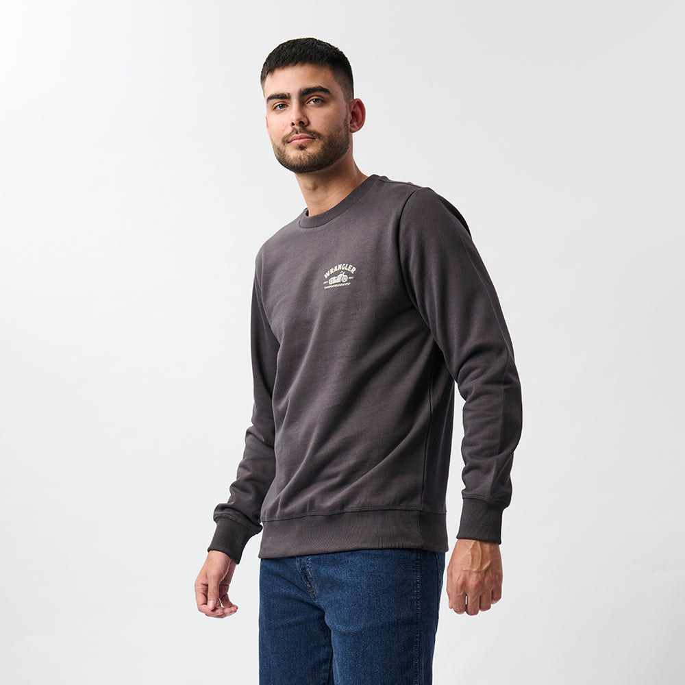 SMOKE CREW FLEECE IN FADED BLACK