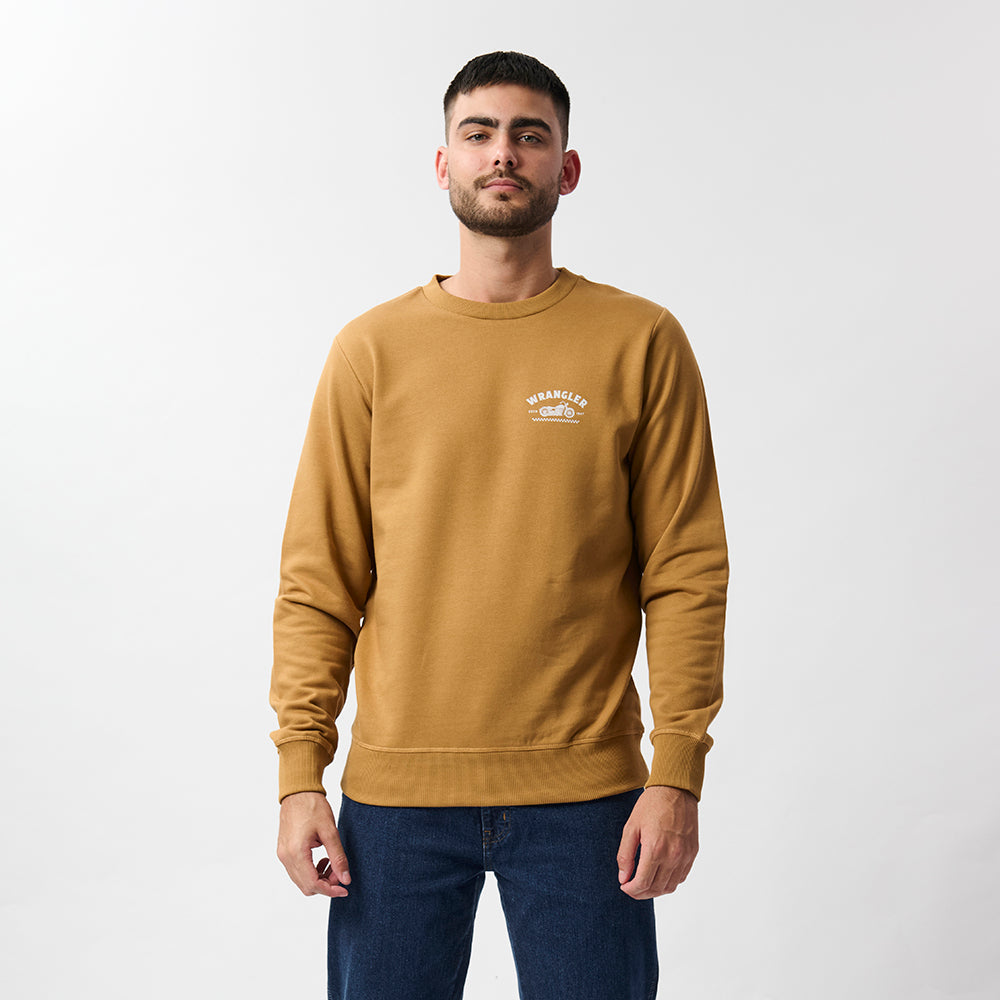 SMOKE CREW FLEECE IN TEDDY BROWN