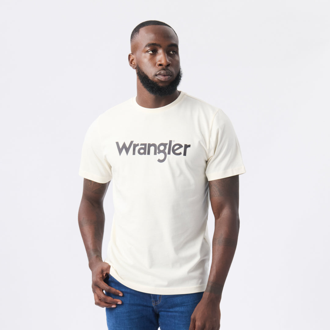 KABEL T-SHIRT IN WHITE DUNE