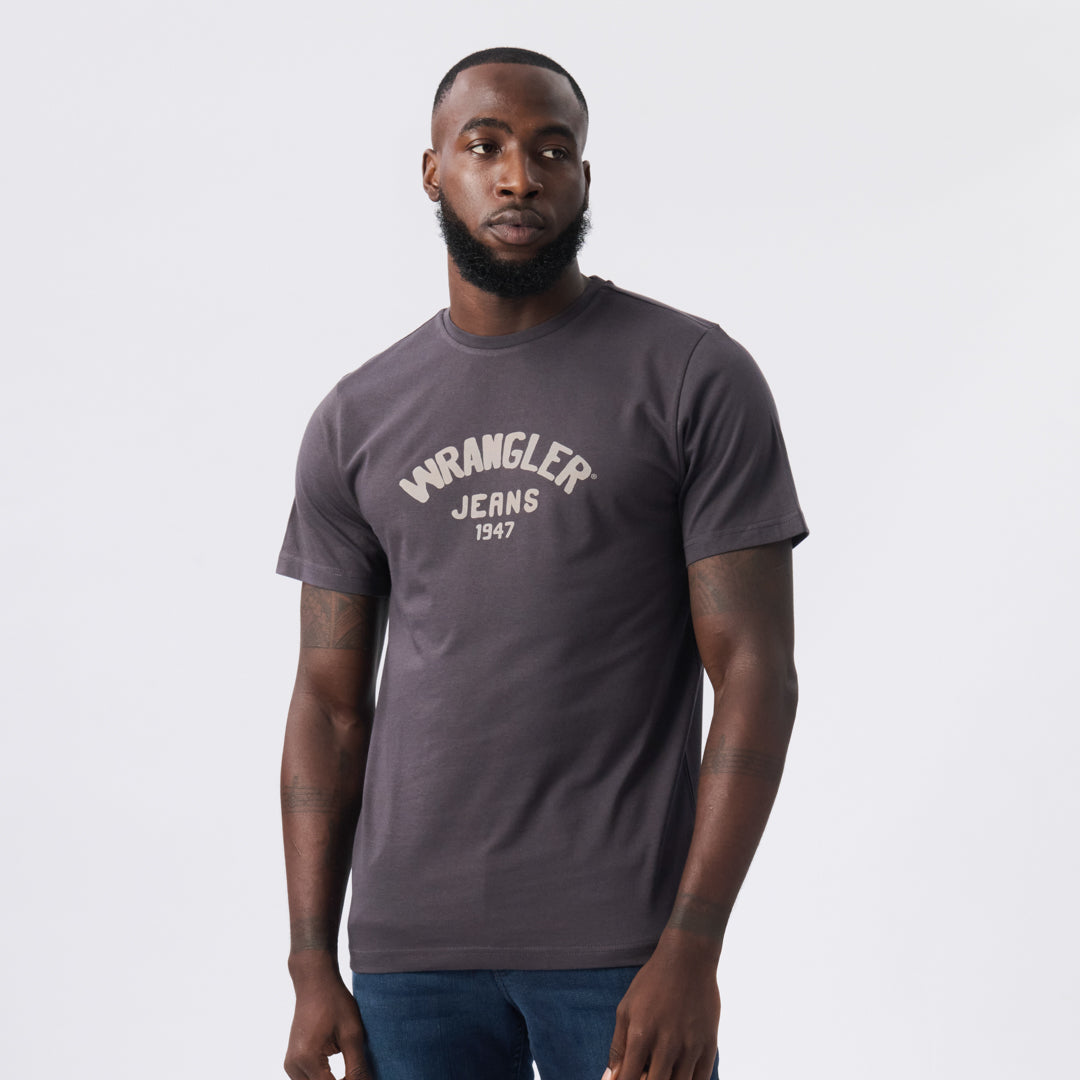 1947 JEANS T-SHIRT IN FADED BLACK