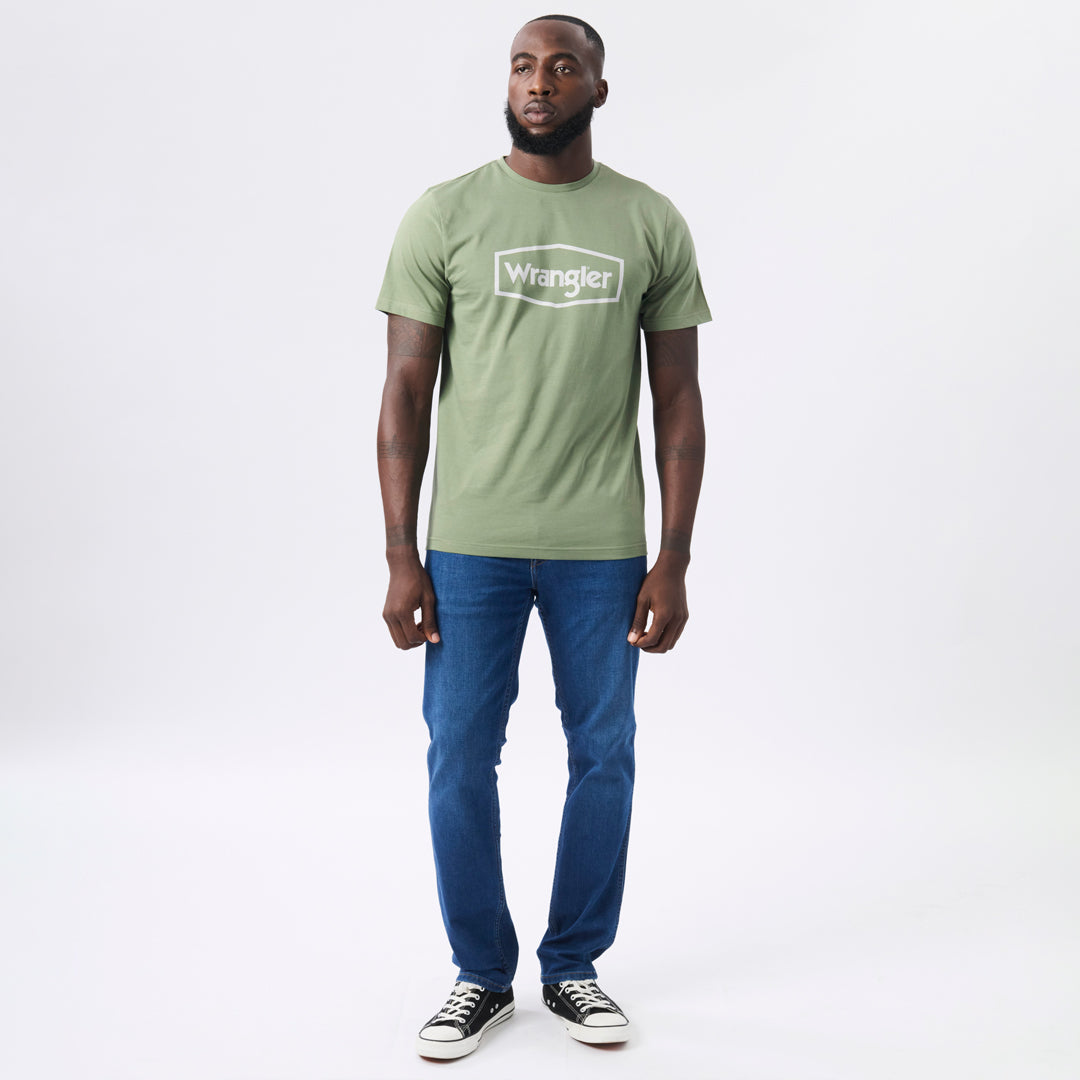 HEXO LOGO T-SHIRT IN BARK MIST
