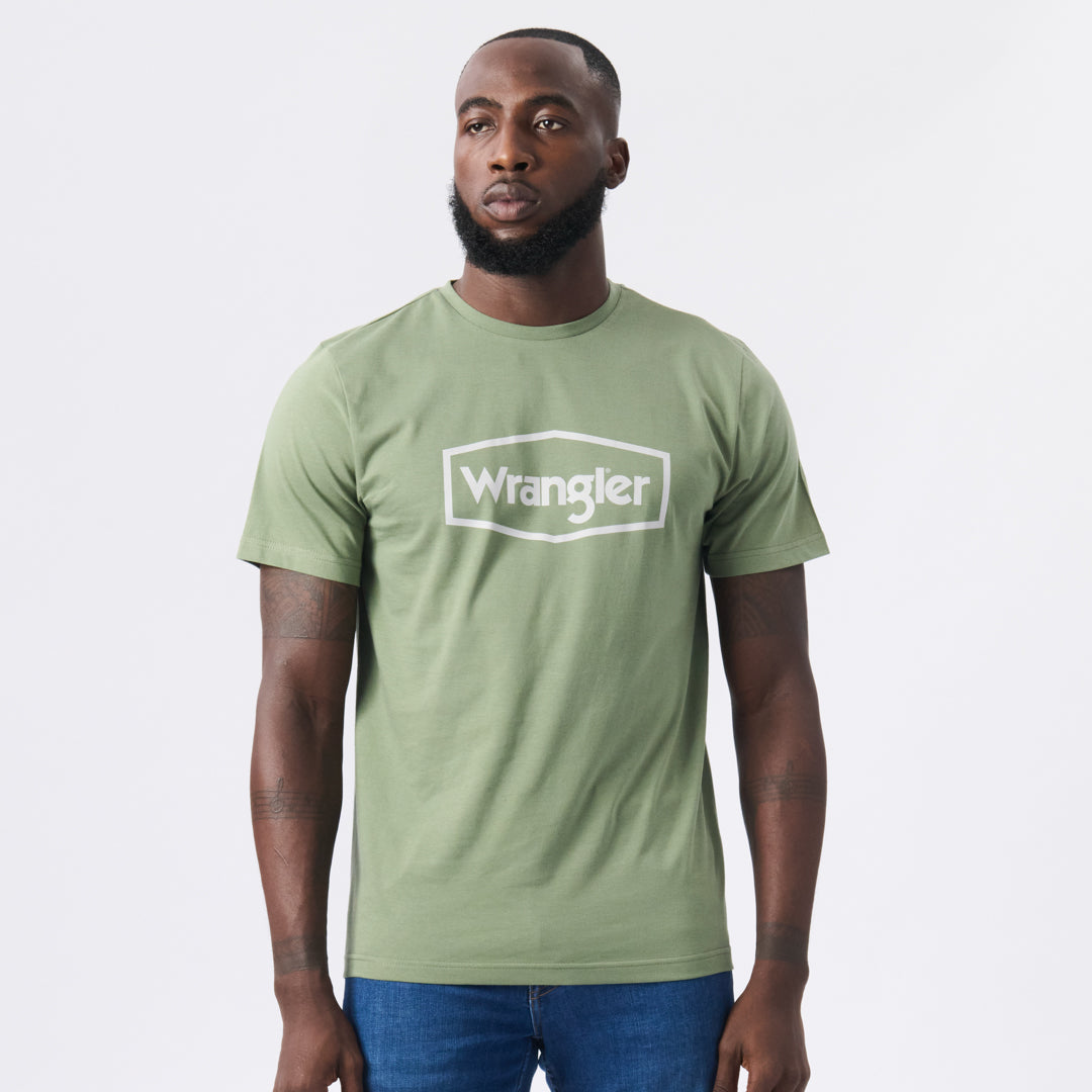 HEXO LOGO T-SHIRT IN BARK MIST