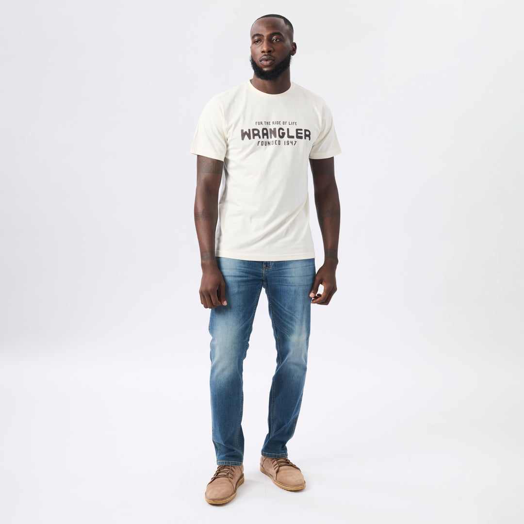 SNAKEWINE T-SHIRT IN WHITE DUNE