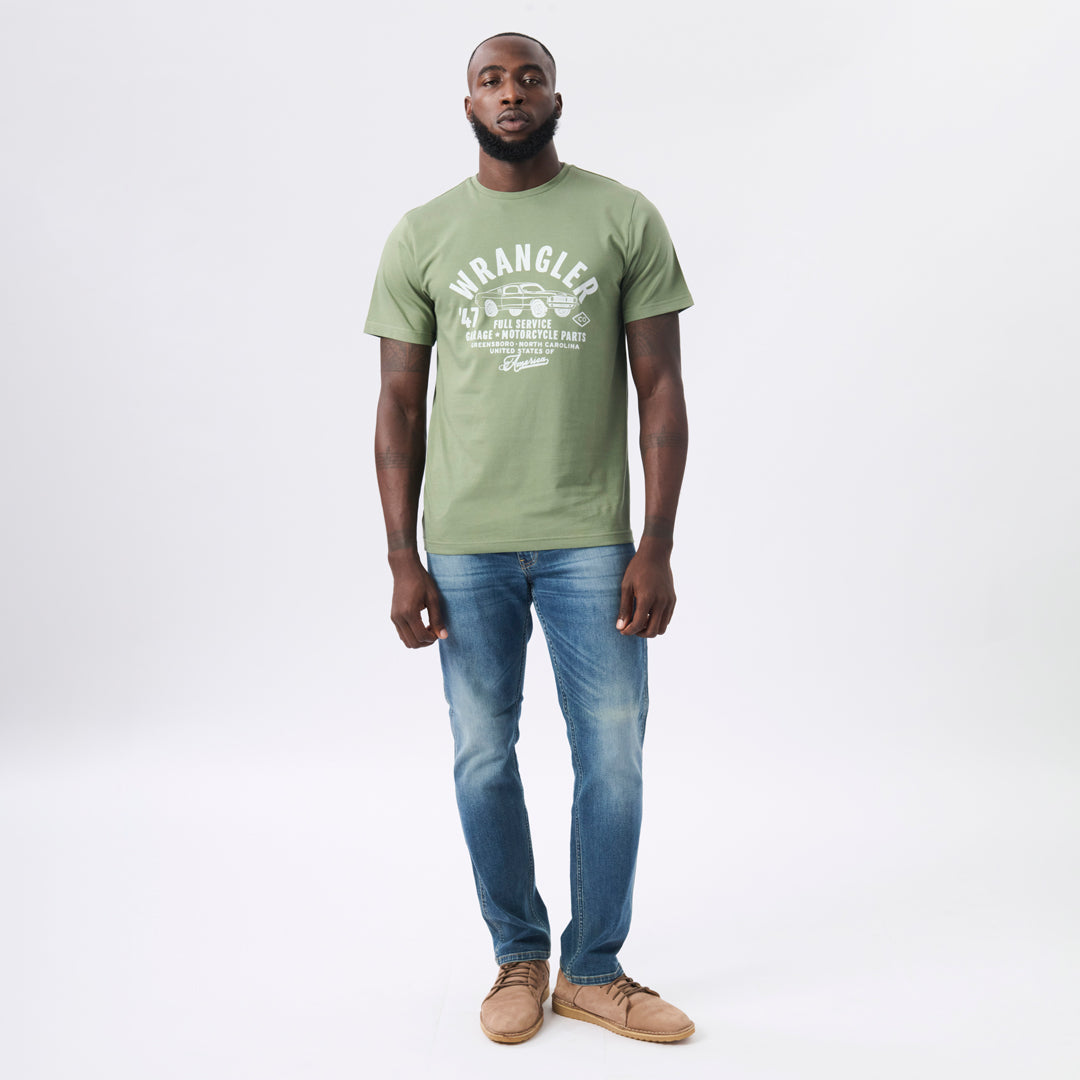 BALI T-SHIRT IN BARK MIST