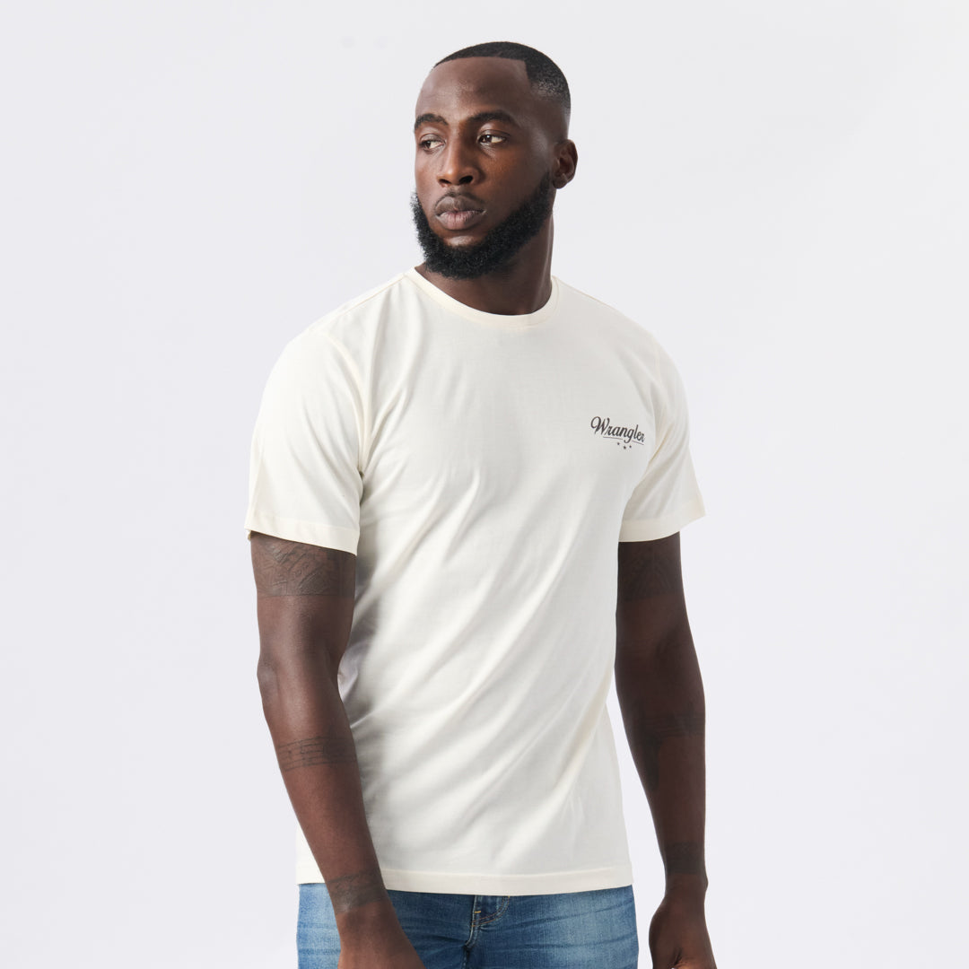 LEON T-SHIRT IN WHITE DUNE