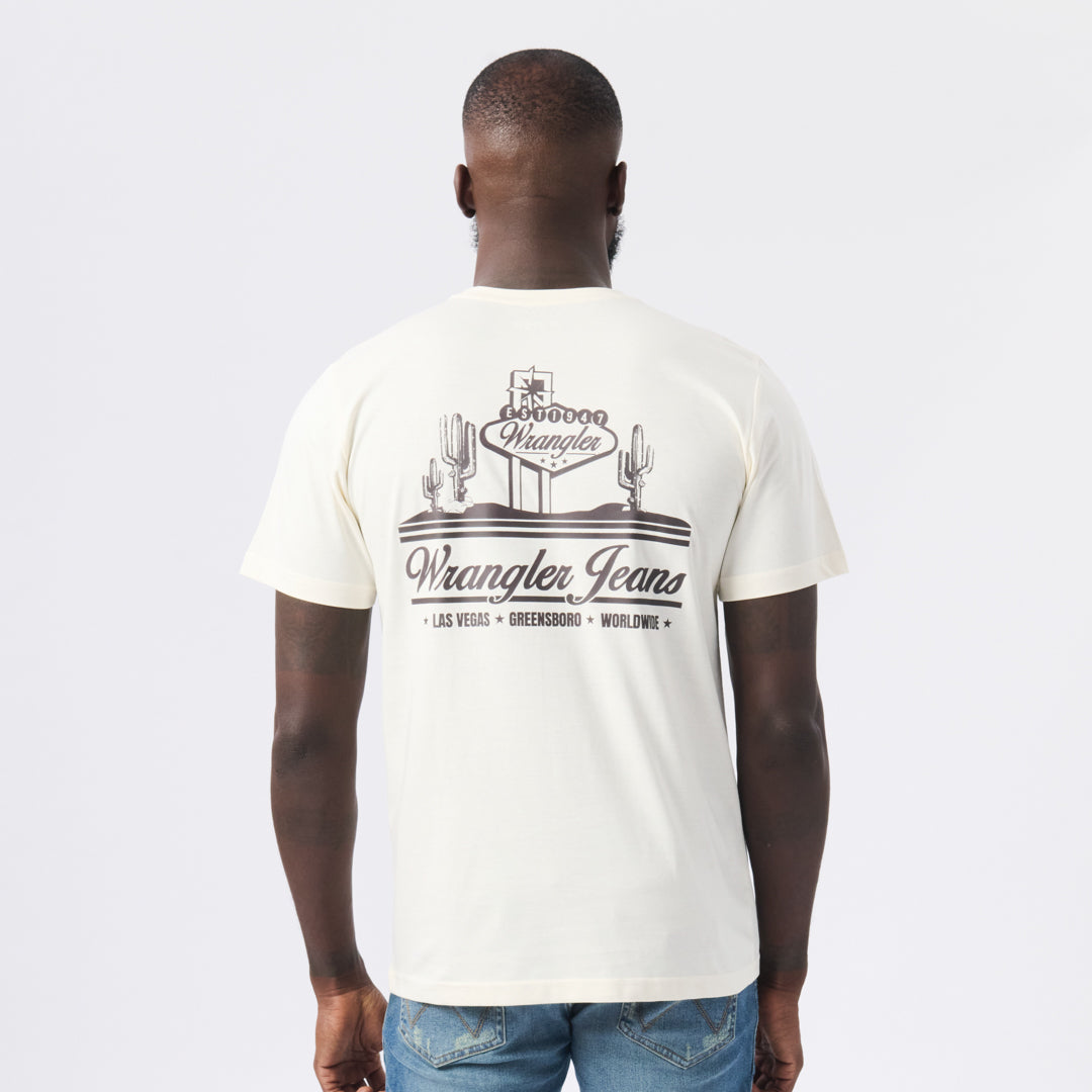 LEON T-SHIRT IN WHITE DUNE