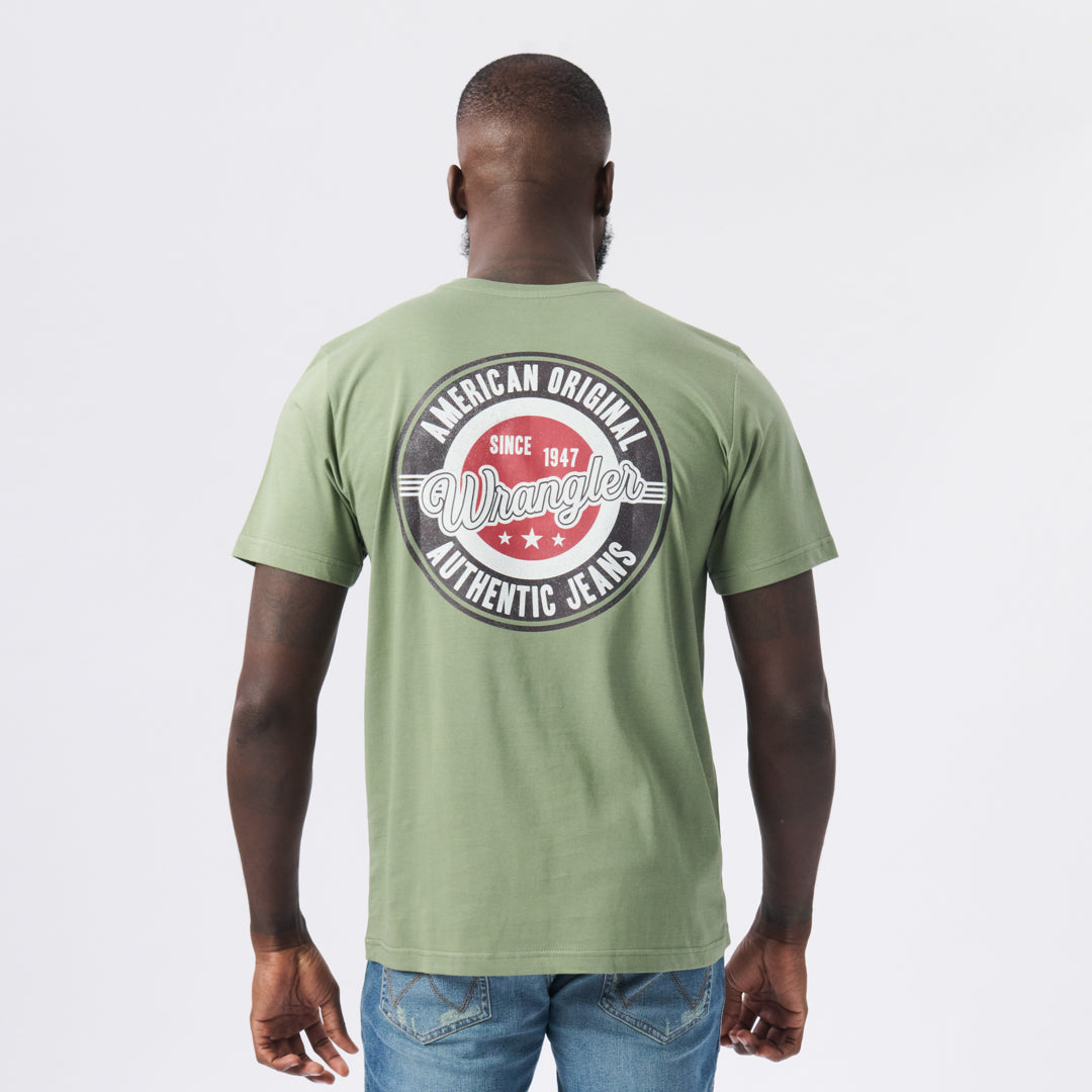 AERO T-SHIRT IN BARK MIST