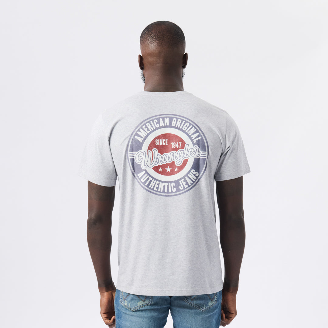 AERO T-SHIRT IN LIGHT GREY HEATHER MELANGE