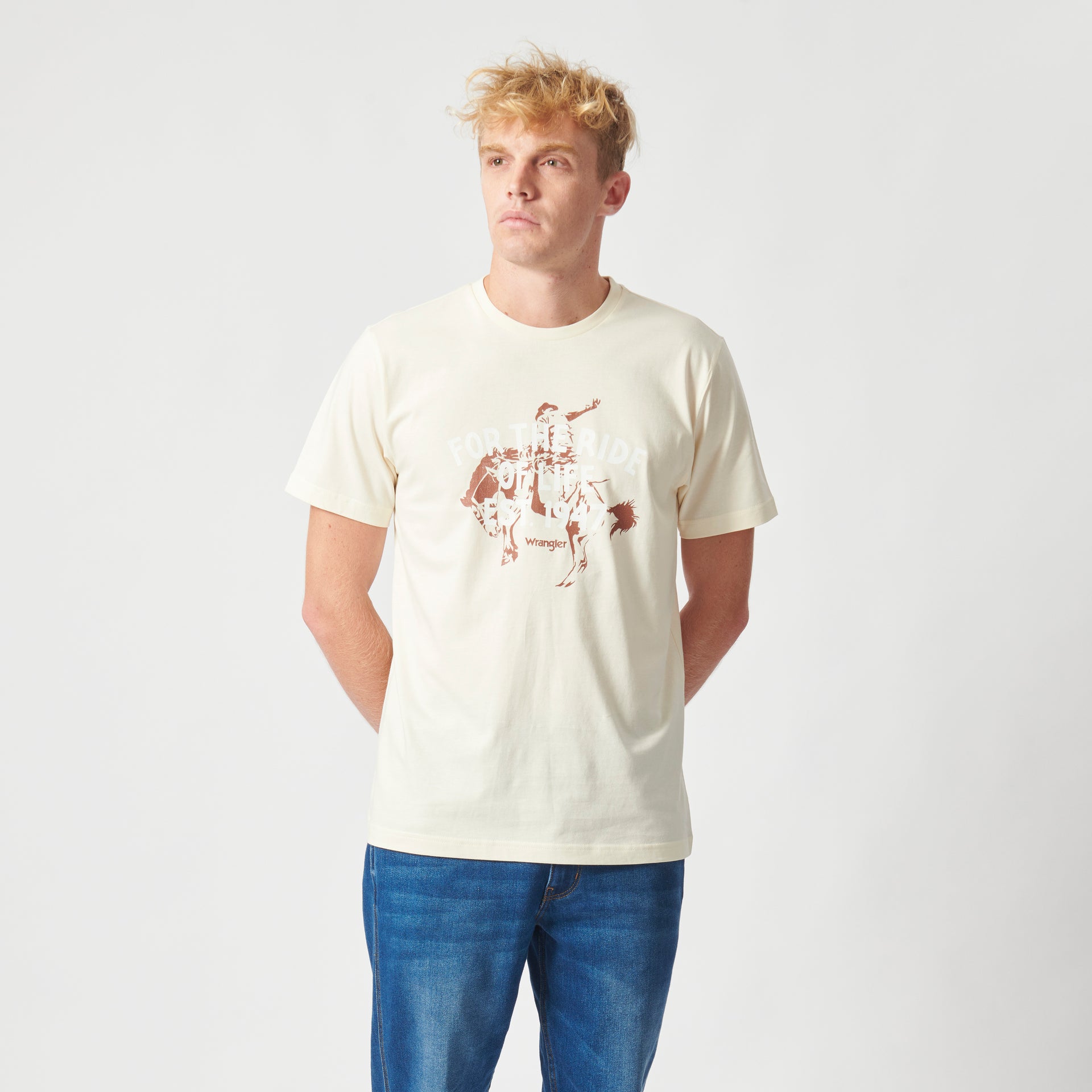 LEGEND T-SHIRT IN VINTAGE WHITE
