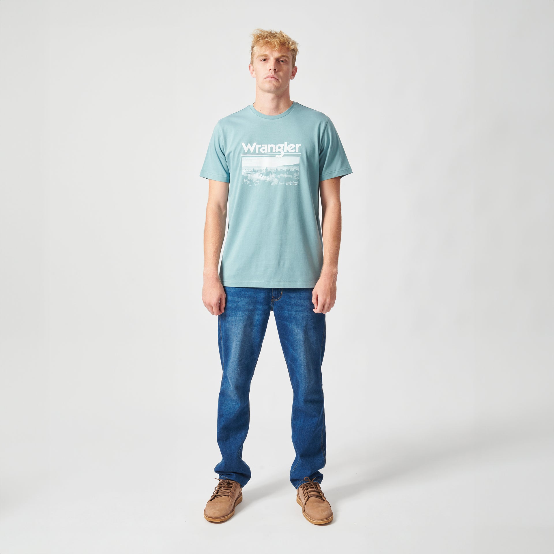 GENUINE T-SHIRT IN SHALLOW BLUE