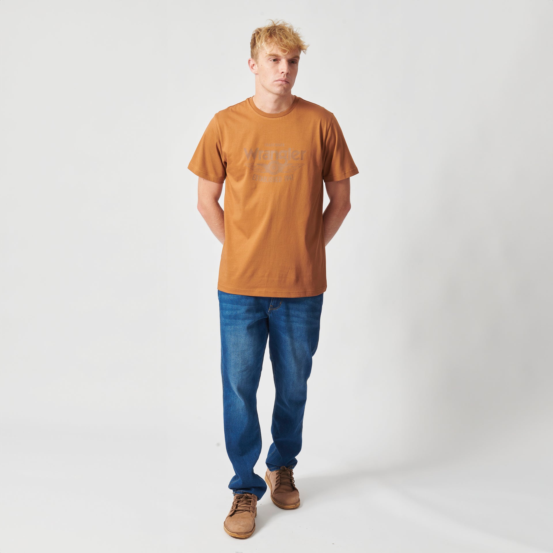 TANGLER T-SHIRT IN ROOT BEER