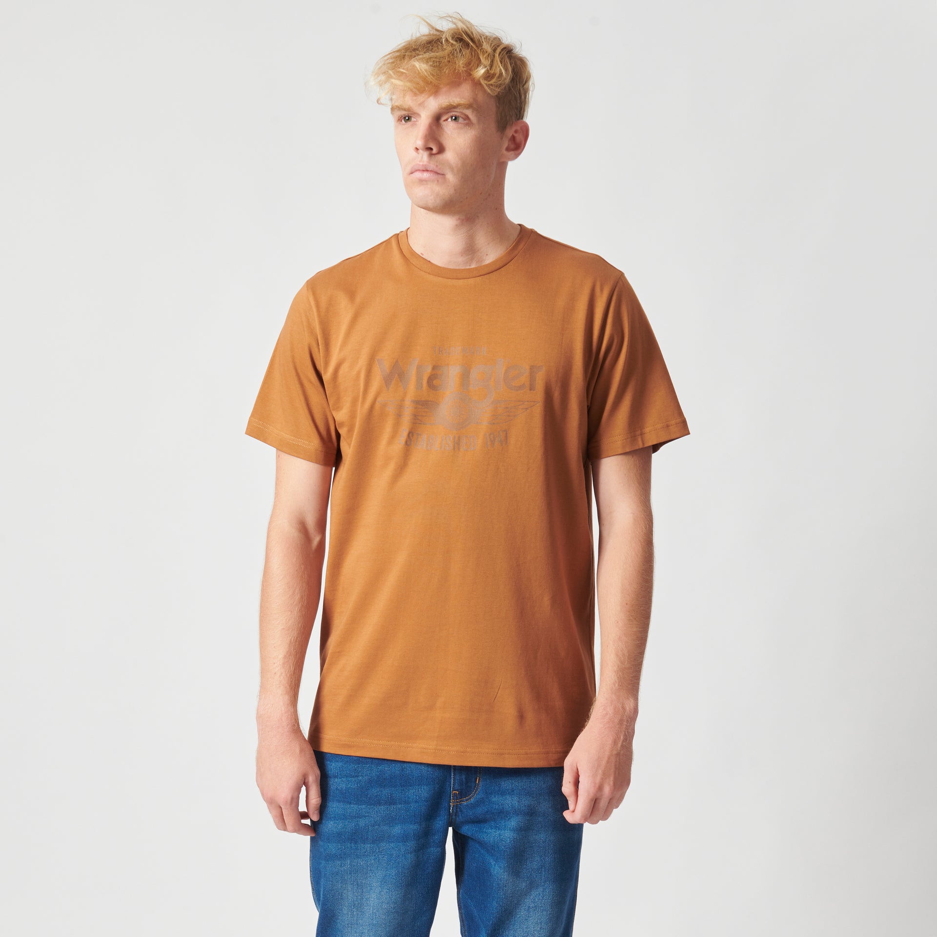 TANGLER T-SHIRT IN ROOT BEER