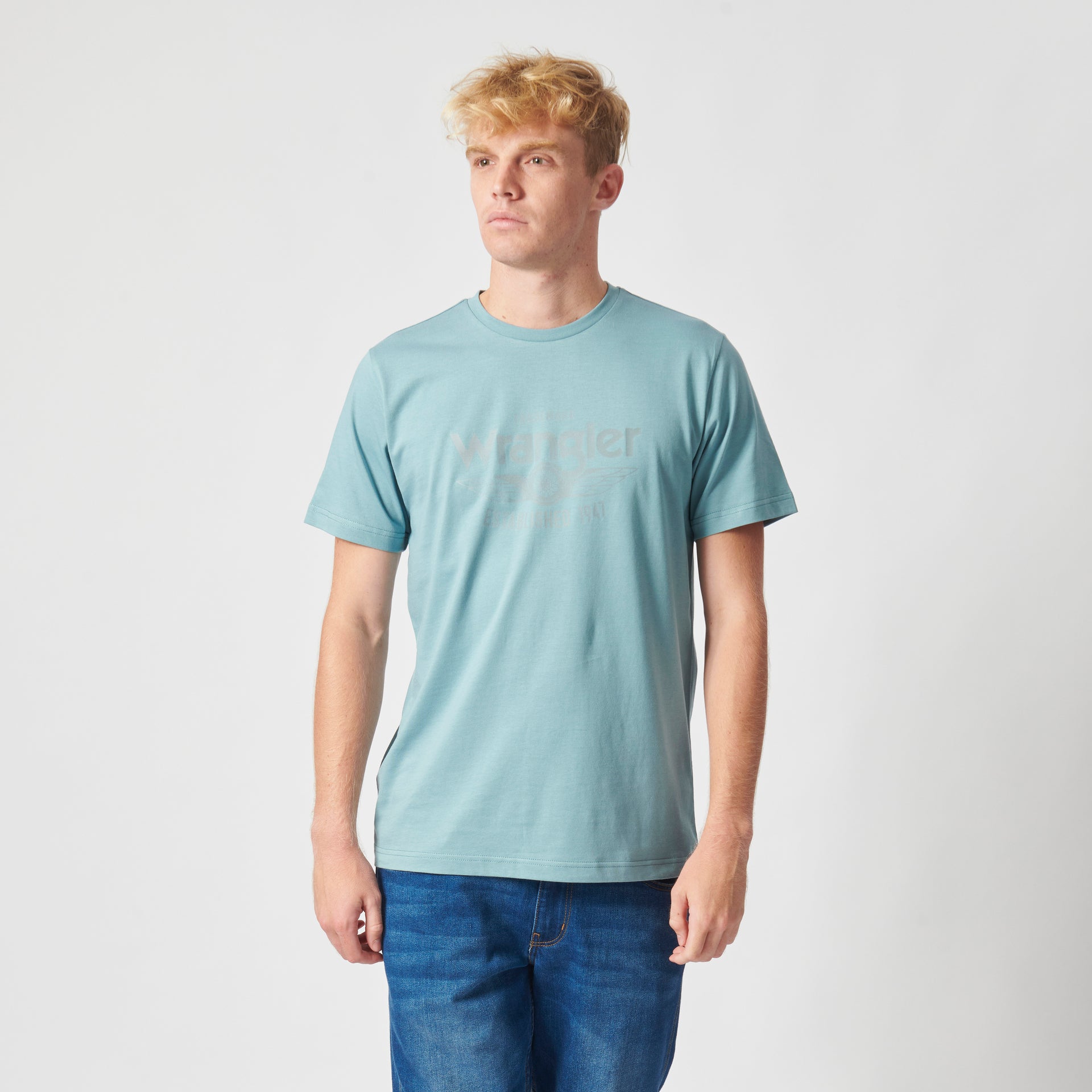 TANGLER T-SHIRT IN SHALLOW BLUE