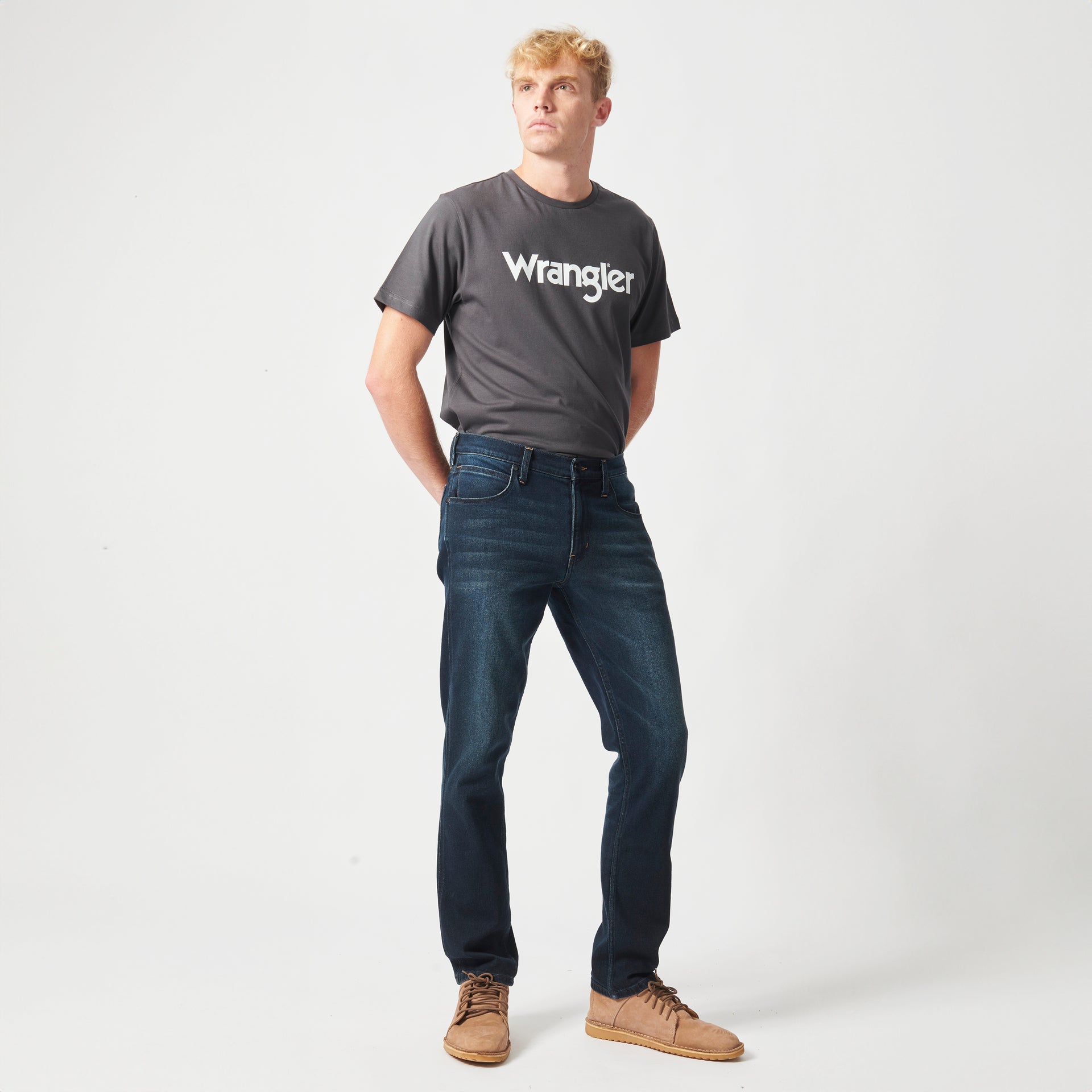 GREENSBORO IN DARK AGED INDIGO STRETCH