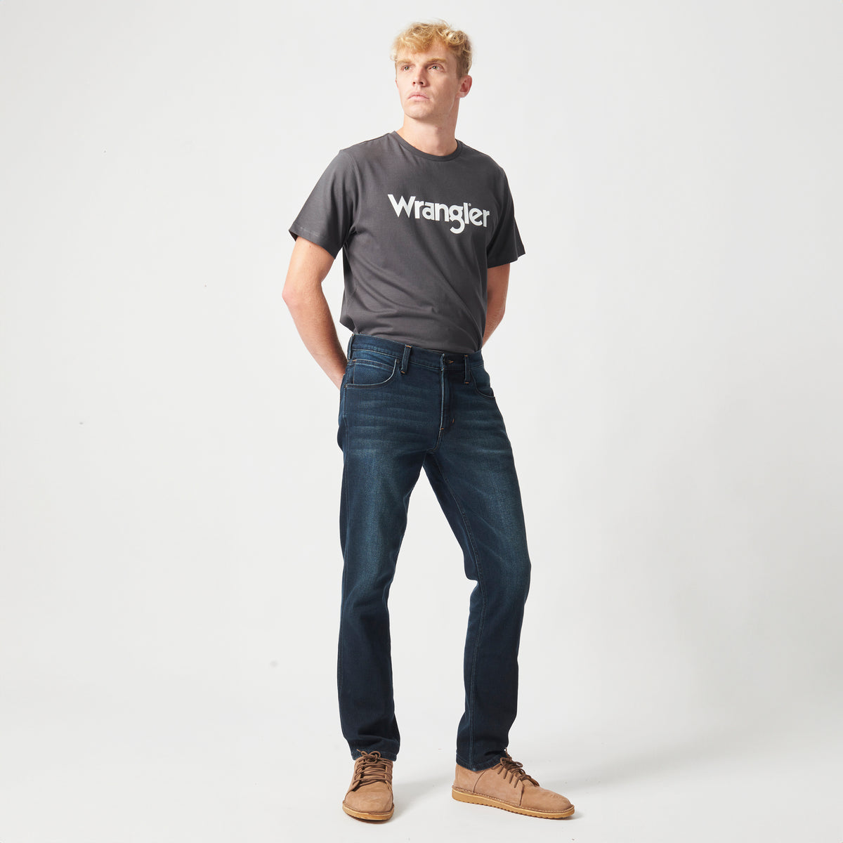 GREENSBORO IN DARK AGED INDIGO STRETCH