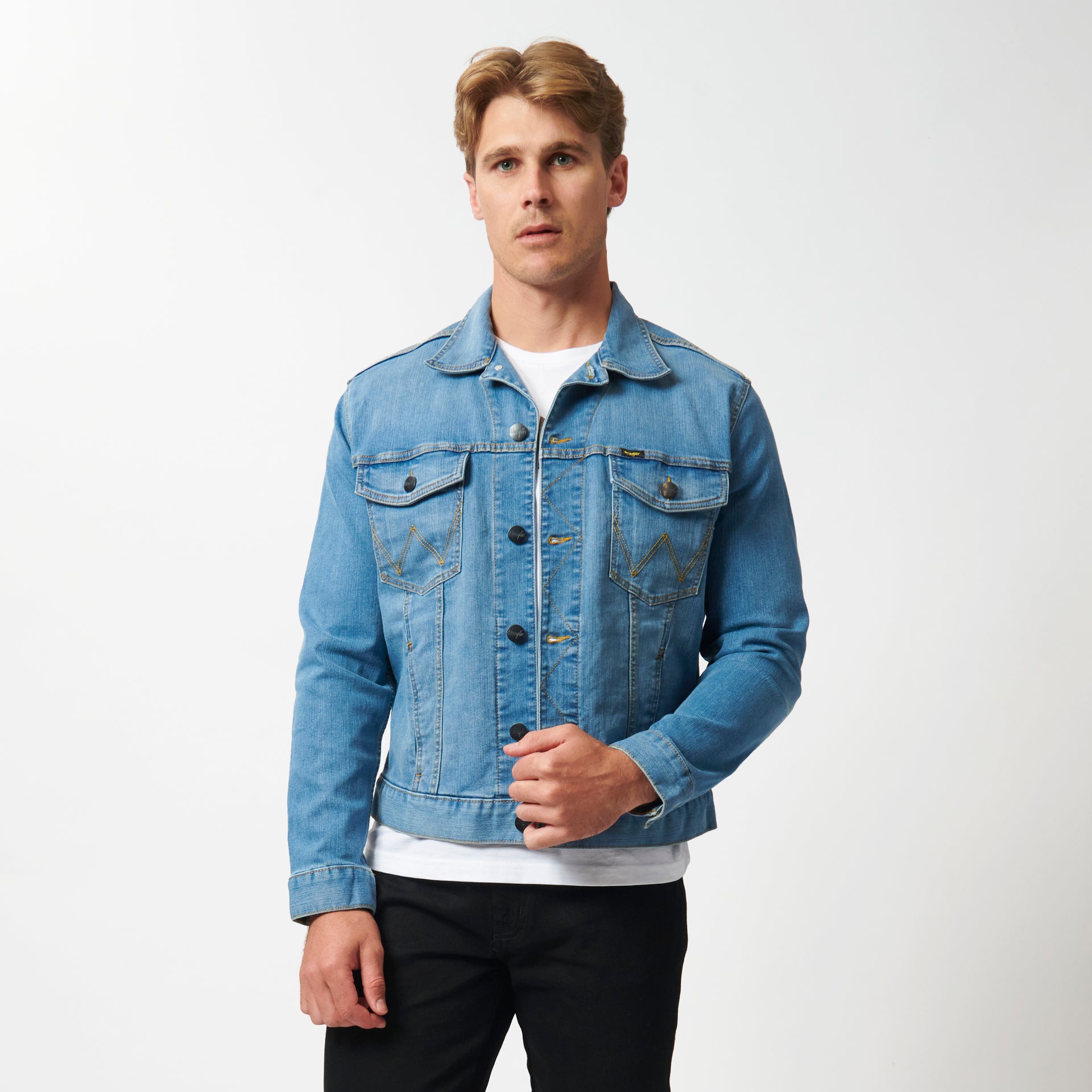 CLASSIC DENIM JACKET IN STONEWASH